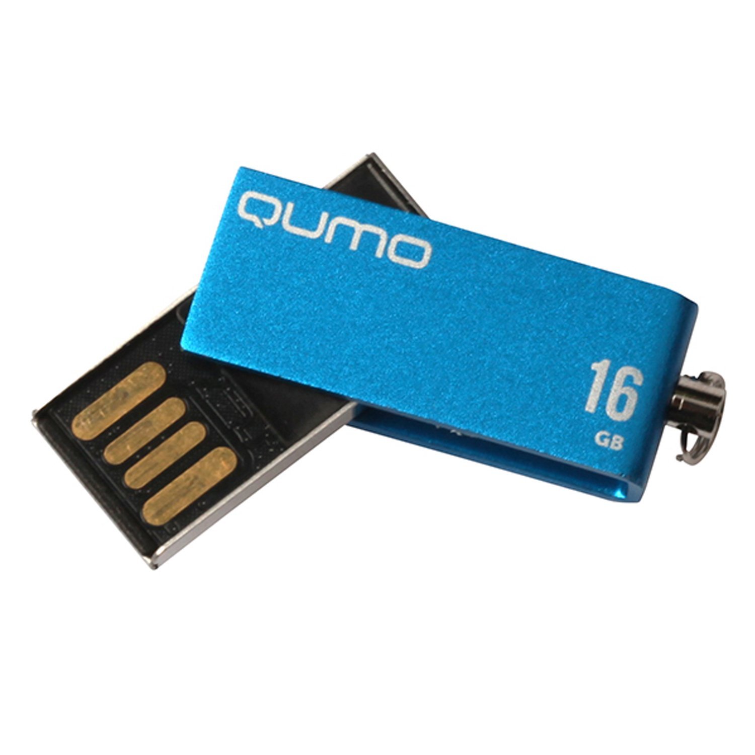 Флэш накопитель USB 16 Гб Qumo Fold (blue) (133036)