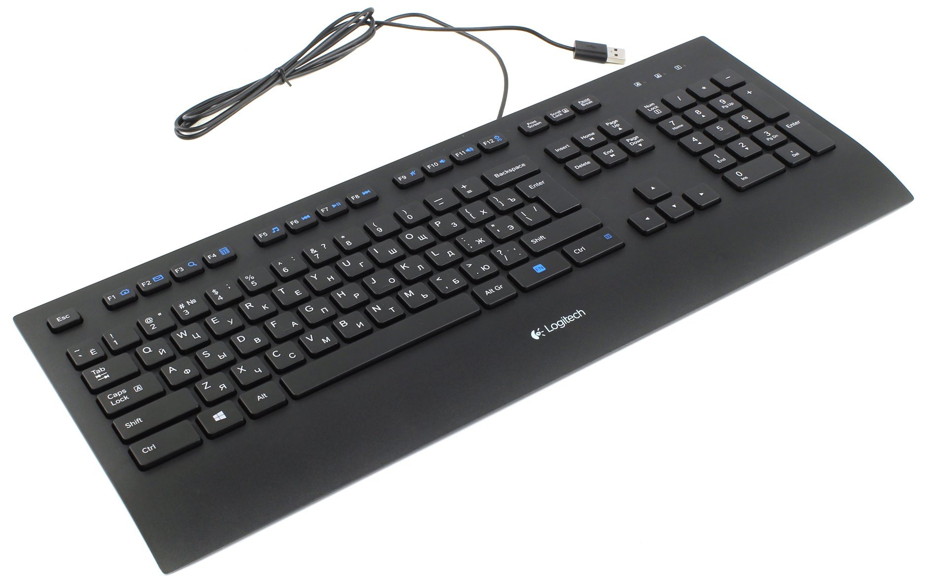Клавиатура Logitech Keyboard K280e USB (920-005215)