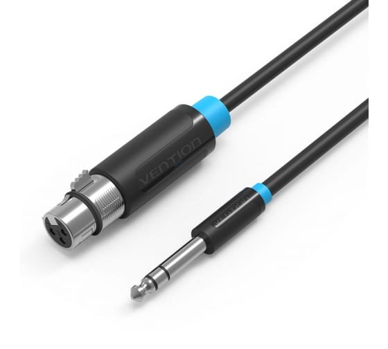 Кабель аудио Vention BBEBH Jack 6.5 M/XLR F 2м