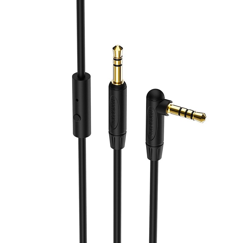 Аудио-кабель BOROFONE BL5 (микрофон) 1м (чёрный)