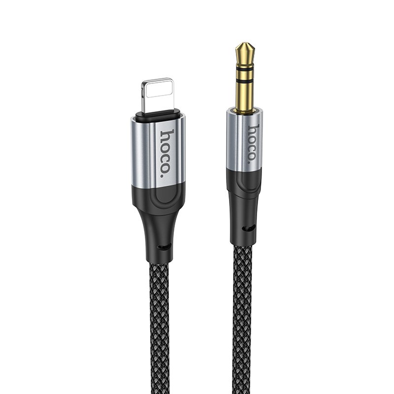 Аудио-адаптер HOCO UPA26 Fresh digital audio conversion cable iP (черный)