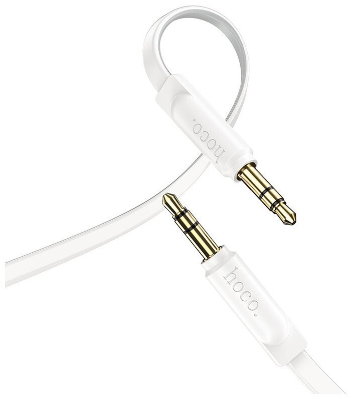 Аудио-кабель HOCO UPA16 AUX audio cable(L=1M) (белый)