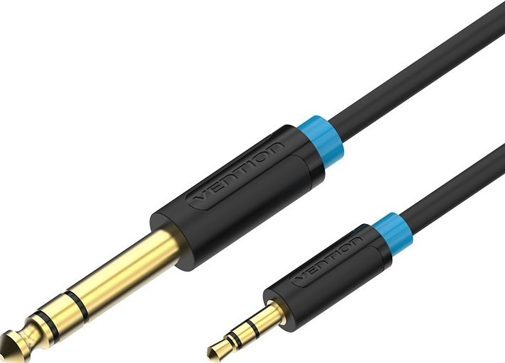 Кабель аудио Vention BABBH Jack 6,5 mm M/3,5 M 2м