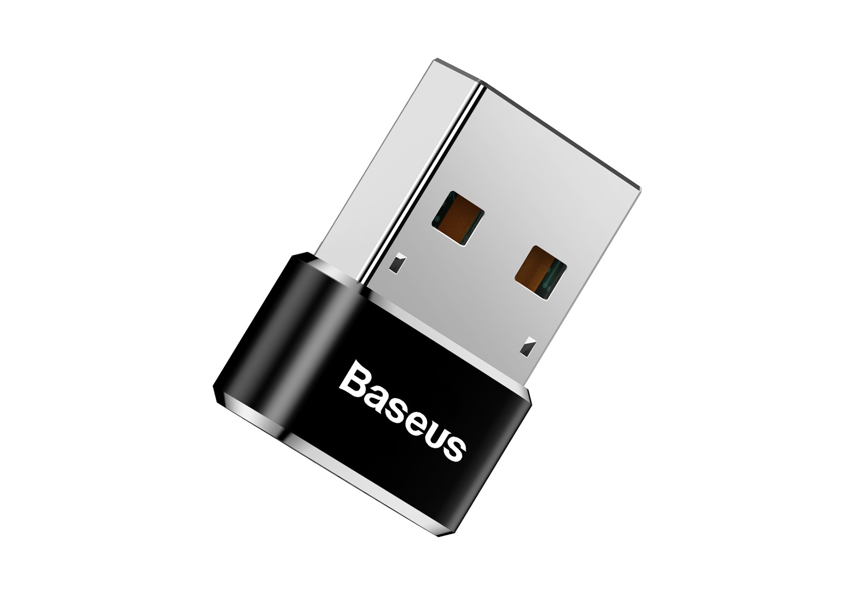 OTG переходник Baseus USB Male To Type-C Female чёрный