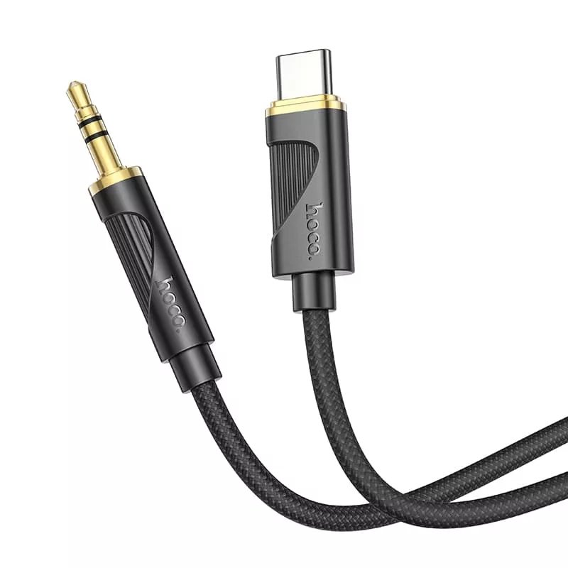 Аудио-адаптер HOCO UPA30 Friend digital audio conversion cable Type-C (черный)