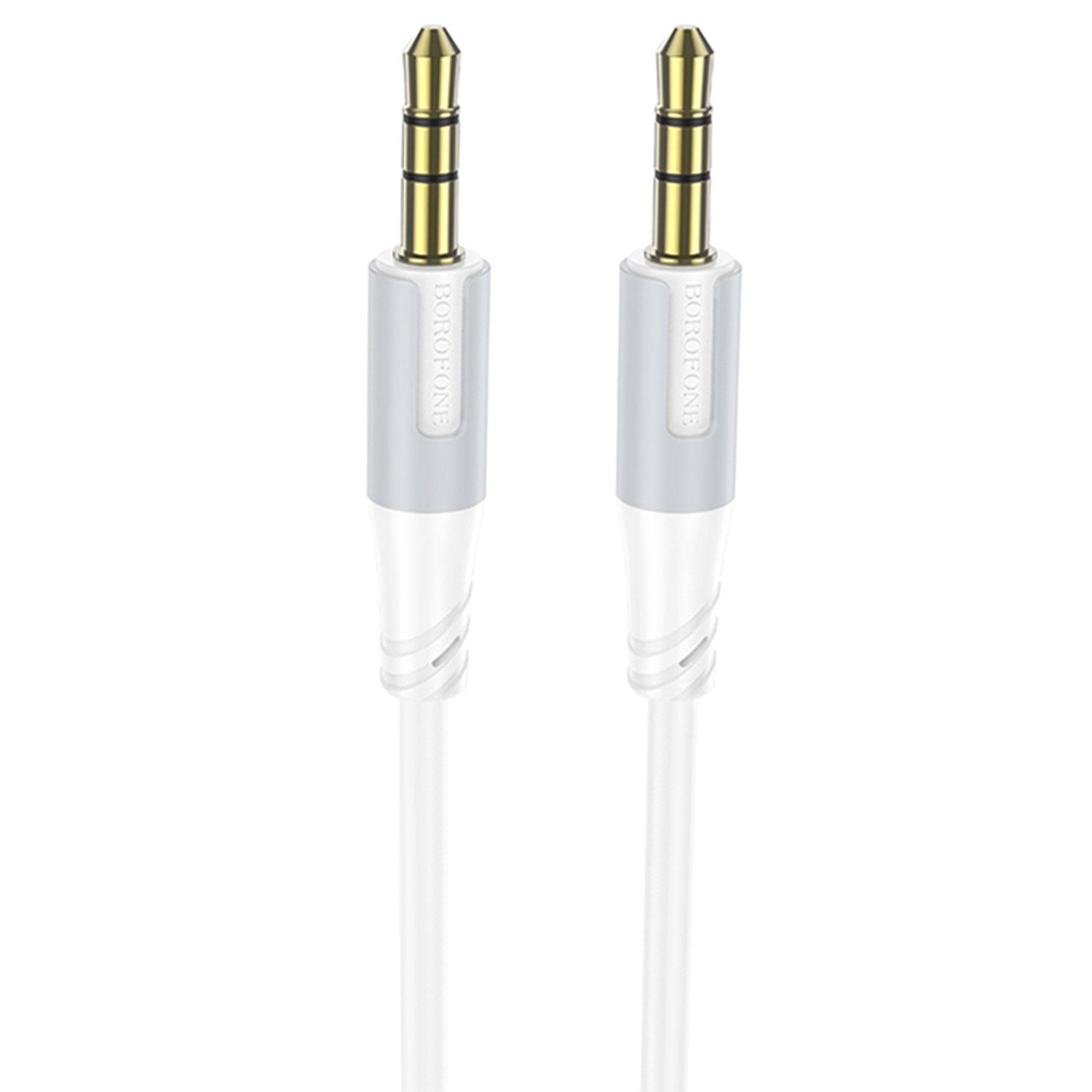 Кабель AUX (папа-папа) Borofone BL19 Creator 100см   (white) (225496)