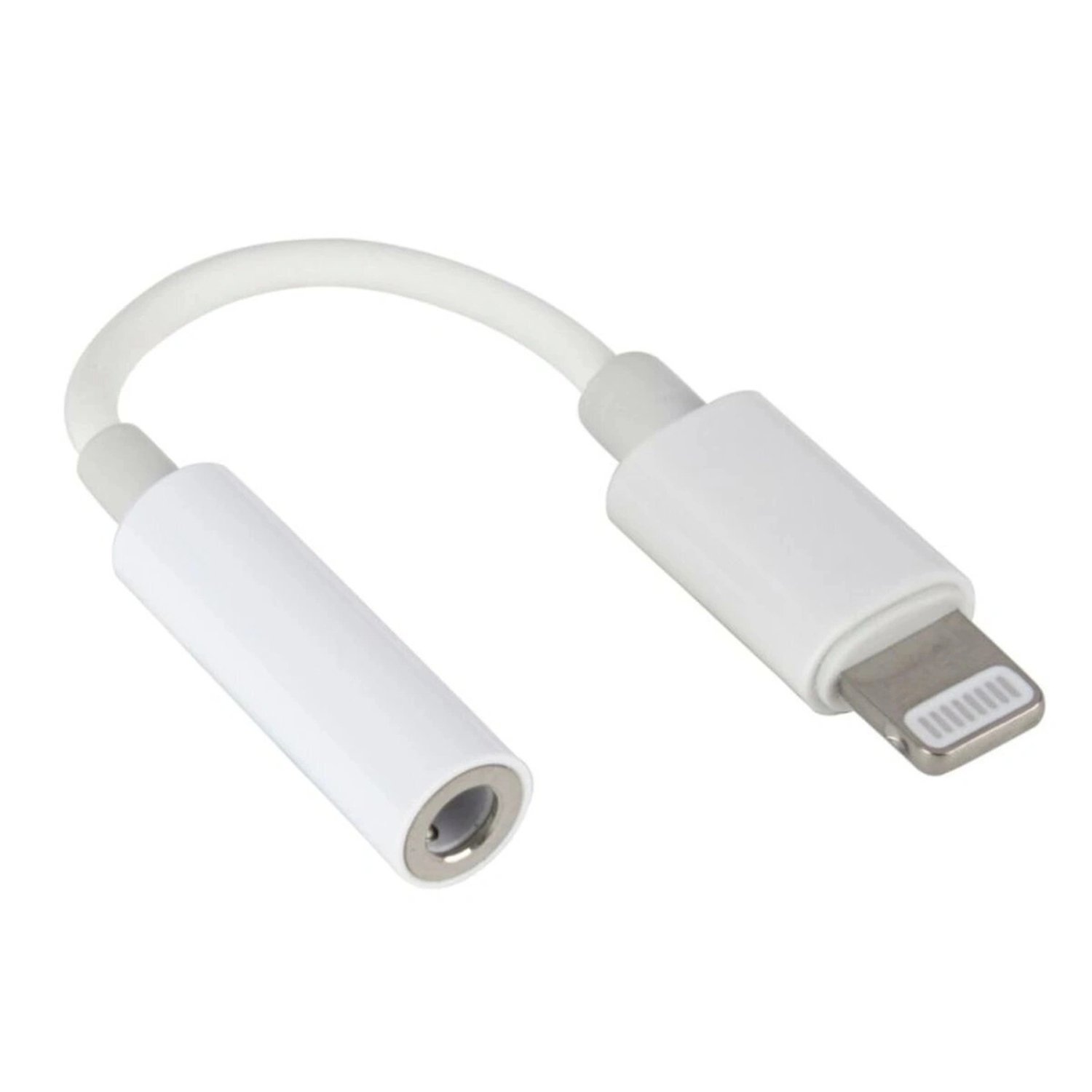 Адаптер RockBox LJ01 Lightning/3,5 jack для наушников (white) (126912)