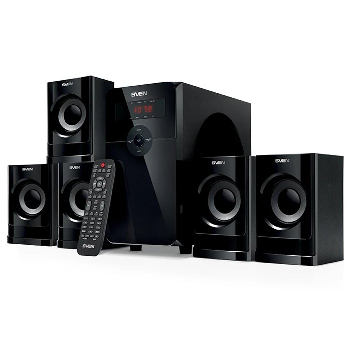 Акустическая система 5.1 SVEN АС HT-201 (черный)