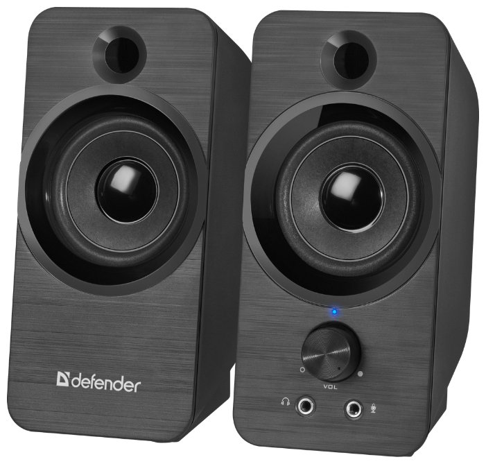 Акустическая система 2.0 DEFENDER SPK-190 черный, 8 Вт, питание от USB 65190