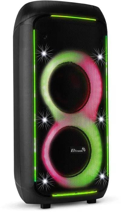 Портативная акустика ELTRONIC 30-71 CRAZY BOX 1000 динамик 2шт/8" с TWS
