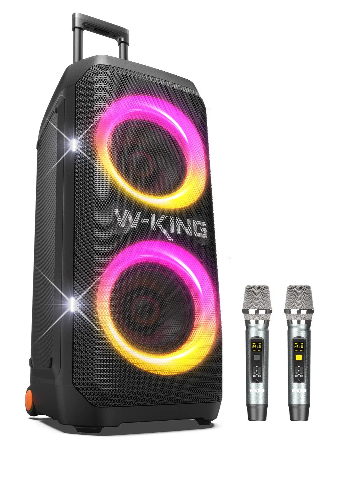 Портативная колонка W-King T12 (Two mic)