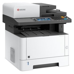 МФУ Kyocera Ecosys M2735dw лазерный принтер/сканер/копир/факс, A4, 35 стр/мин, 1200x1200 dpi, 512 Мб, ADF, дуплекс, подача: 350 лист., вывод: 150 лист., Post Script, Ethernet, USB, Wi-Fi, картридер, цв. ЖК-дисплей (замена M2530dn)