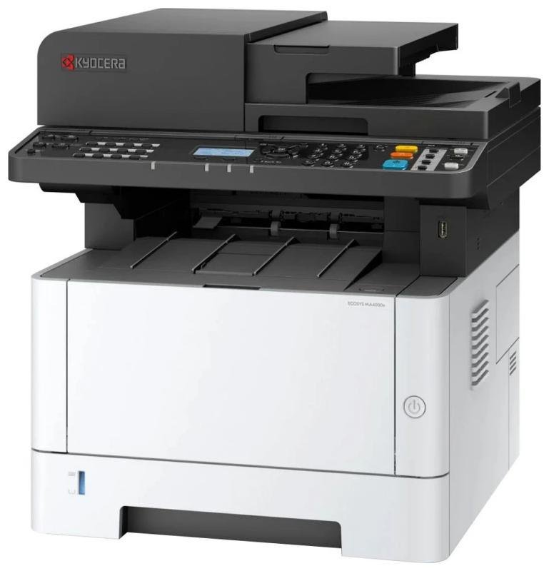 МФУ Kyocera Ecosys MA4000wifx 110C1D3NL0 ч/б лазерный, А4, 40стр/мин, 1200x1200dpi, 512Мб, USB 2.0, Network, Wi-Fi, HyPAS, лоток 250л, Duplex