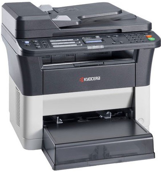 МФУ Kyocera FS-1125MFP (1102M73DZ2) A4 лазерное, черно-белое, 25стр/мин, 600dpi, 390МГц, 64Мб, 40АПД, USB/Ethernet, 1000стр/картридж