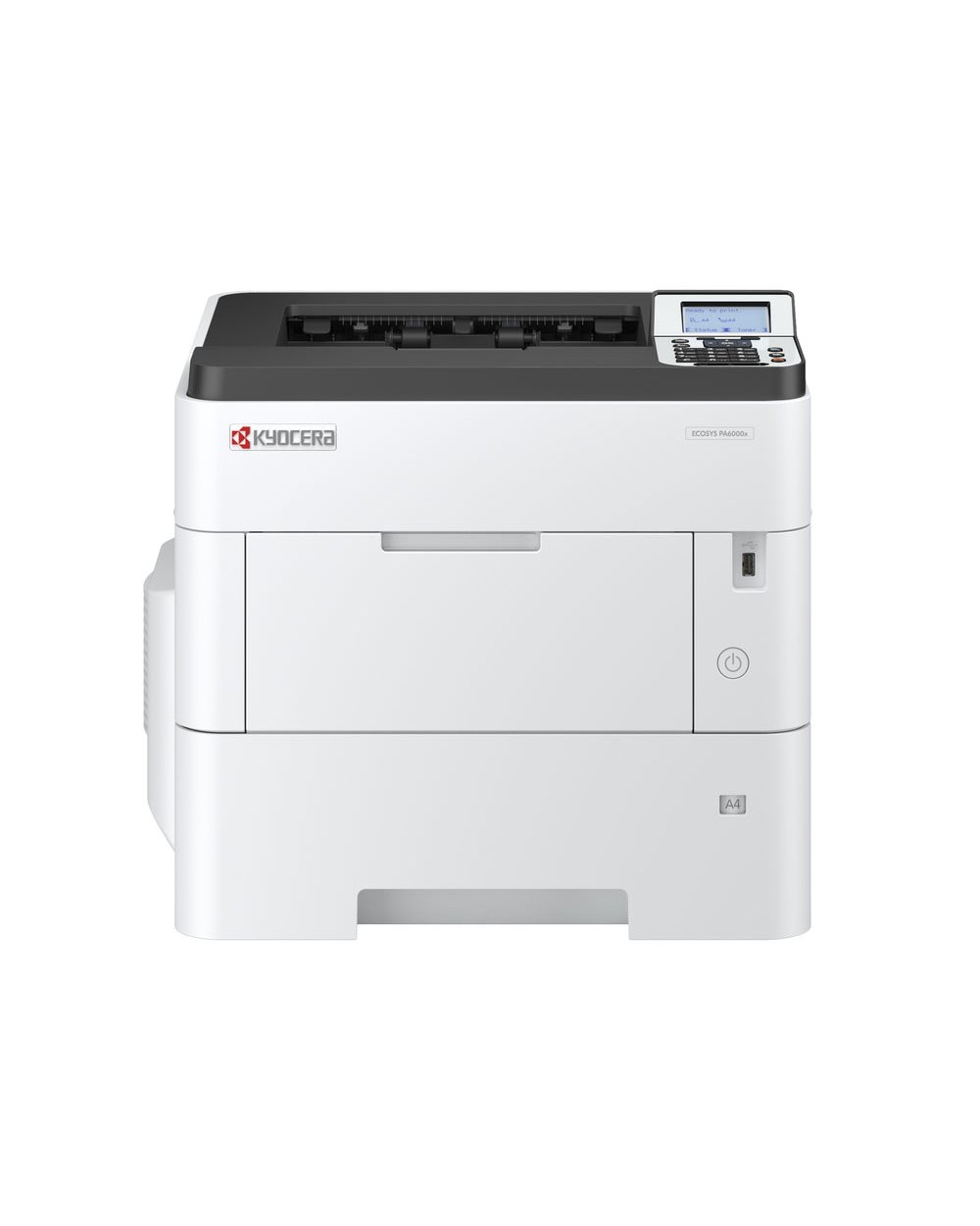Kyocera PA6000x Принтер лазерный(А4, 1200dpi, 512Mb, 60 ppm, 500 + 100 л., дуплекс, USB 2.0, Gigabit Ethernet, тонер на 11K) (110C0T3NL0)