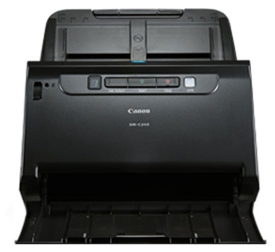 Сканер Canon DR-C240 (0651C003), протяжный, A4, CIS, 600x600 dpi, 45(30)ppm, ADF 60, Duplex Color, USB 2.0