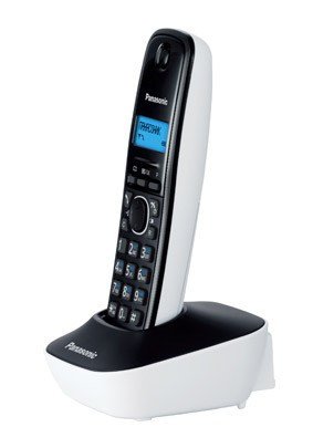 Радиотелефон Dect Panasonic KX-TG1611RUW белый/черный