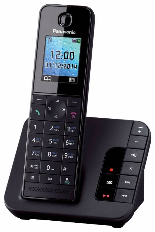 Радиотелефон Panasonic KX-TGH220RUB черный