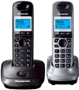 Беспроводной телефон Panasonic KX-TG2512RU2 титан