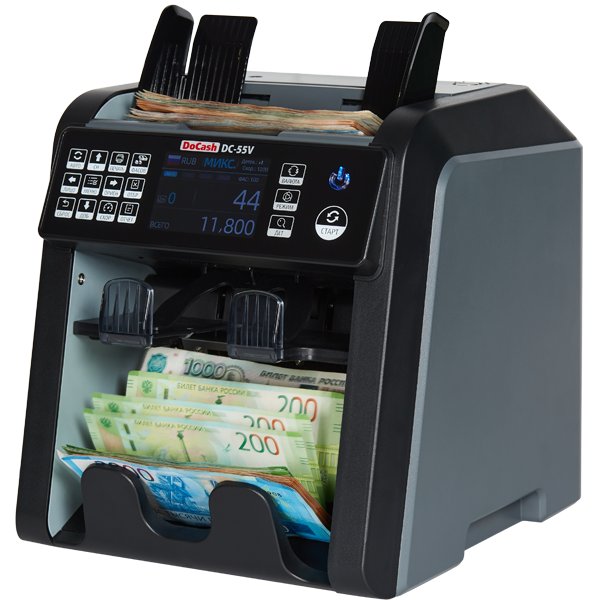 Сортировщик банкнот DoCash DC 55V 14391 мультивалюта