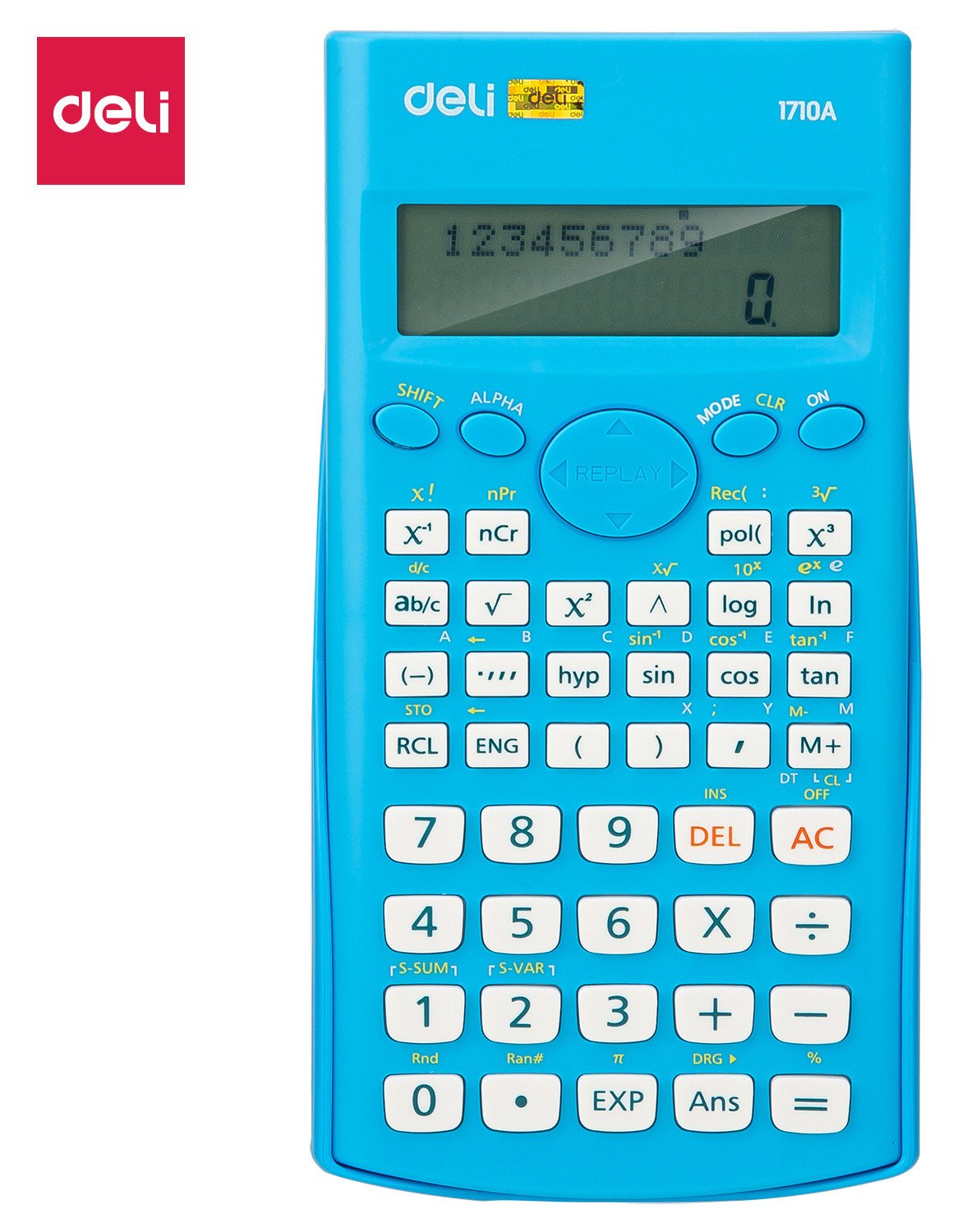 Калькулятор научный Deli E1710A/BLU синий