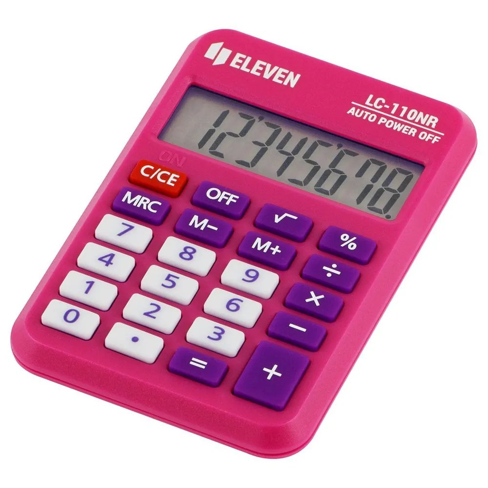 Калькулятор ELEVEN LC-110NR розовый