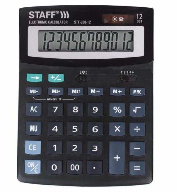 Калькулятор настольный STAFF STF-888-12