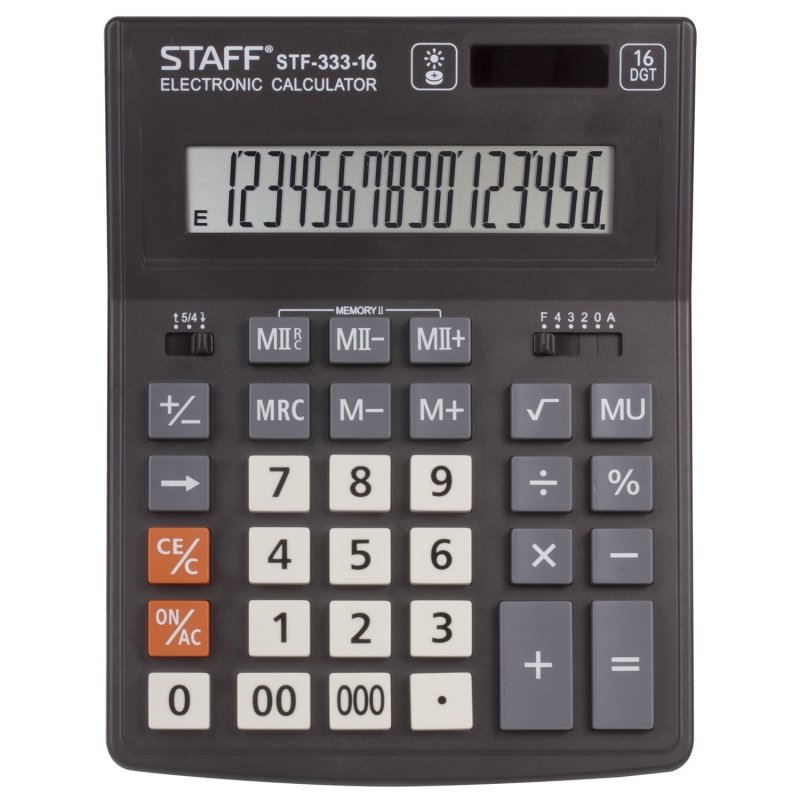Калькулятор настольный STAFF Plus STF-333 16 разрядов