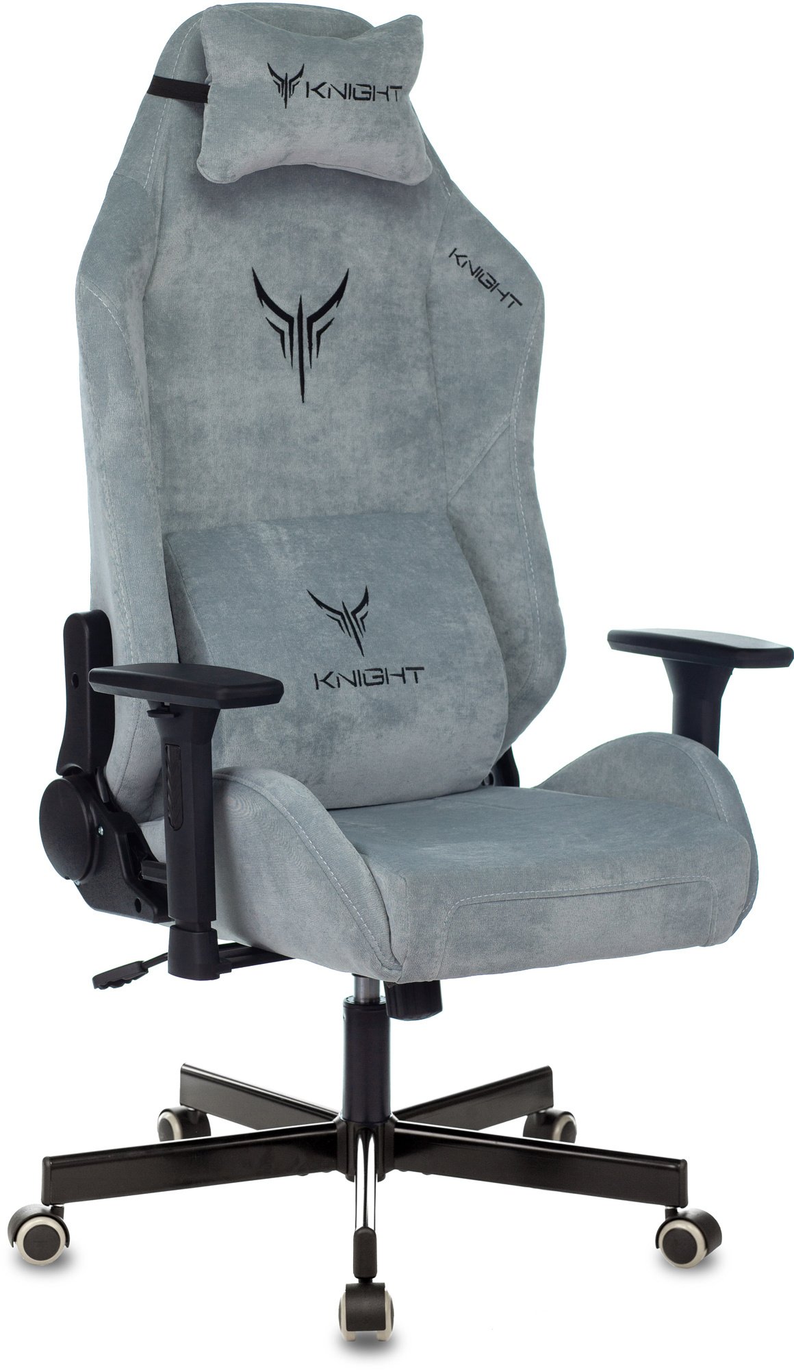 Кресло Knight N1 Fabric Light-28 (Knight N1 SKY) серо-голубой