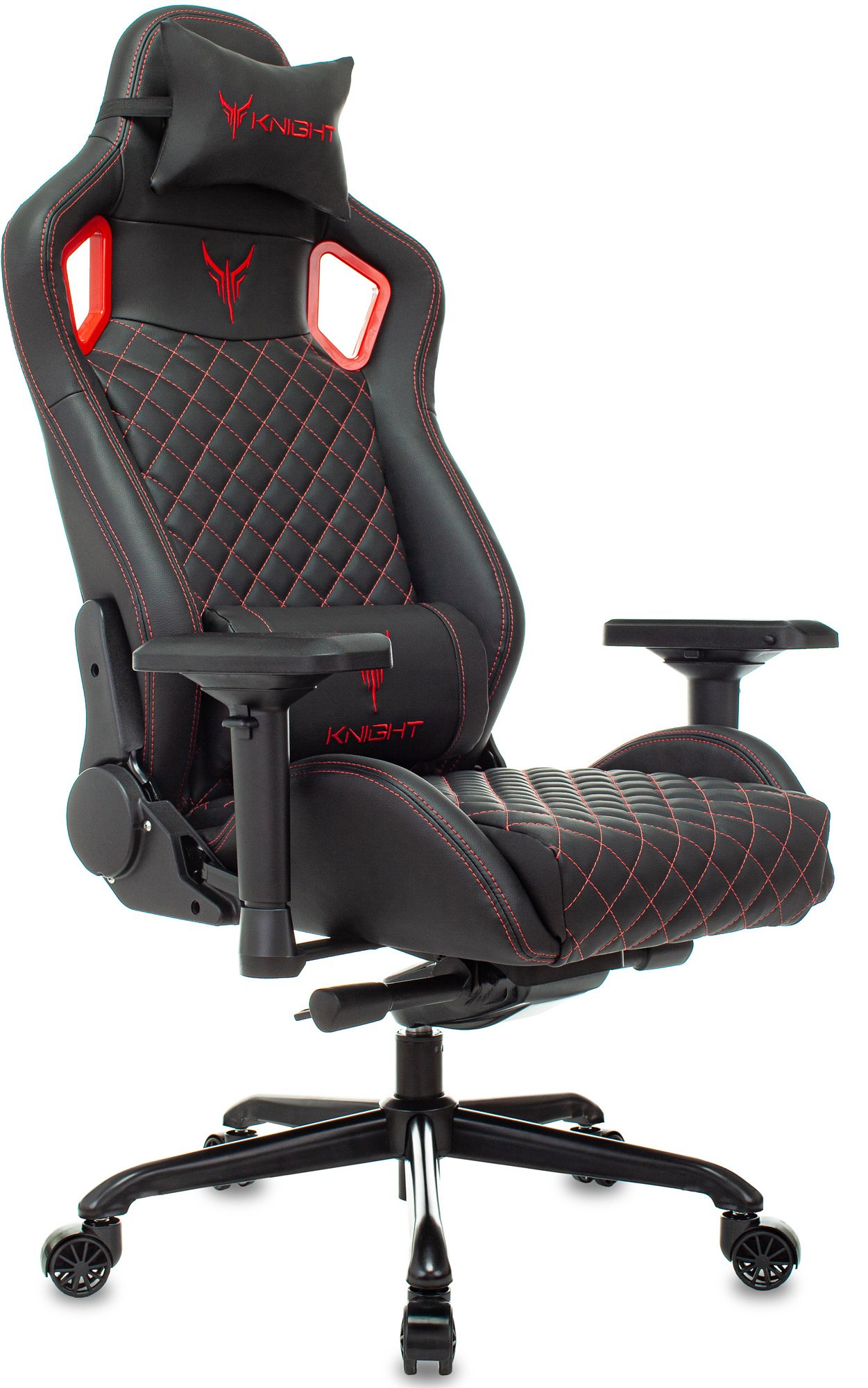 Кресло Knight Titan BR эко.кожа черный/красный