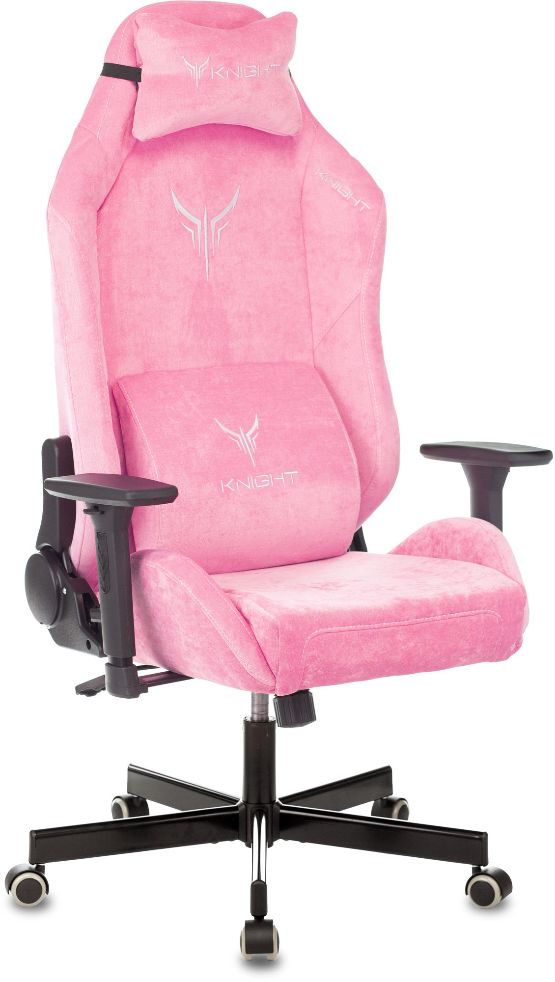 Кресло Knight N1 Pink Fabric Velvet 36 розовый