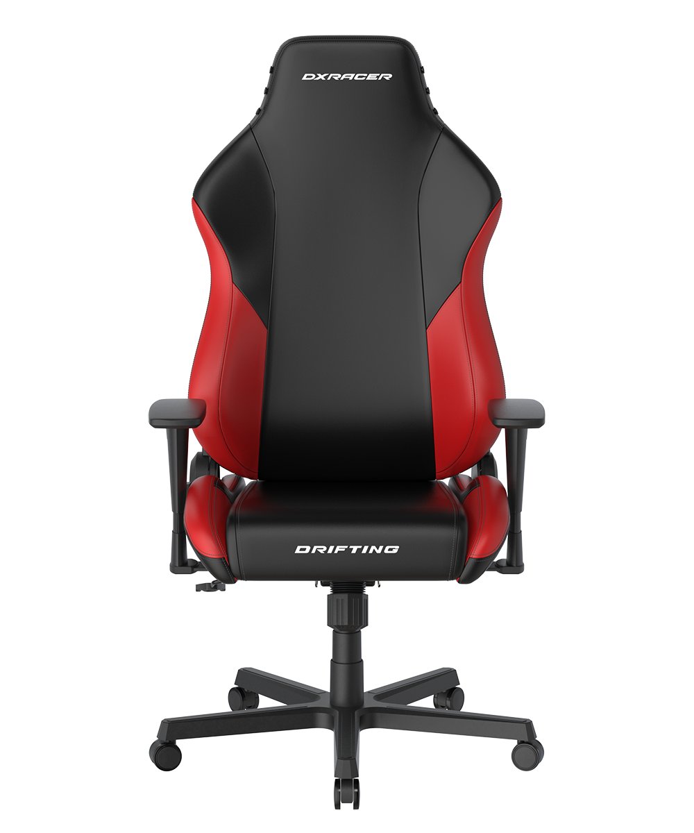 Кресло DxRacer OH/DL23/NR PU-кожа, Топ-Ган, подлокотники 3D чёрно-красное