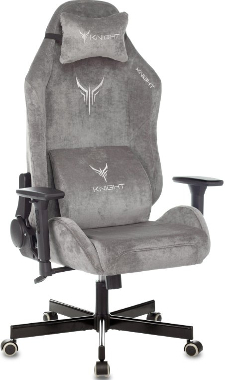 Кресло Knight N1 Fabric Light-19 (Knight N1 Grey) серый