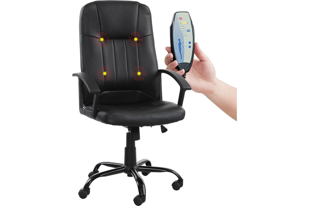 Кресло руководителя BRABIX Device MS-002 (532520) экокожа, черное