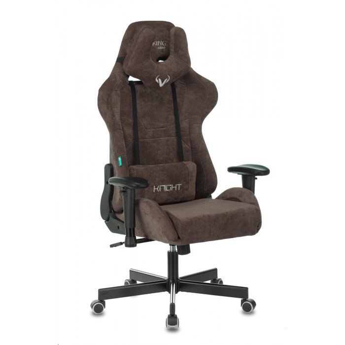 Кресло игровое Бюрократ Viking Knight LT10 Fabric коричневый крестовина металл