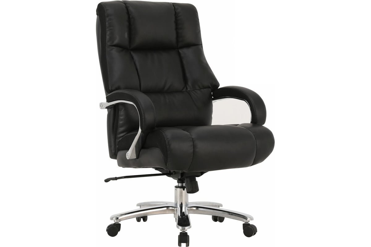 Кресло руководителя BRABIX Premium Bomer HD-007 (531939) рециклированная кожа, черное