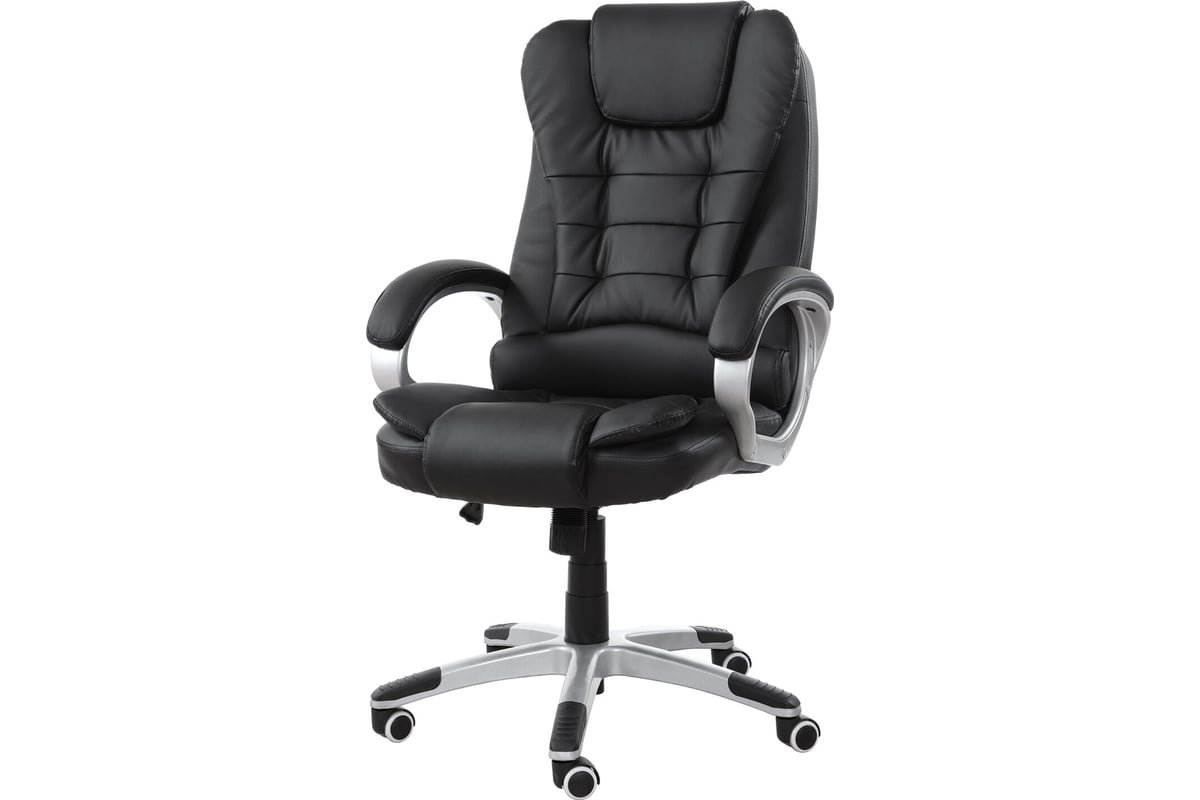 Кресло руководителя BRABIX Comfort MS-003 (532521) экокожа, черное