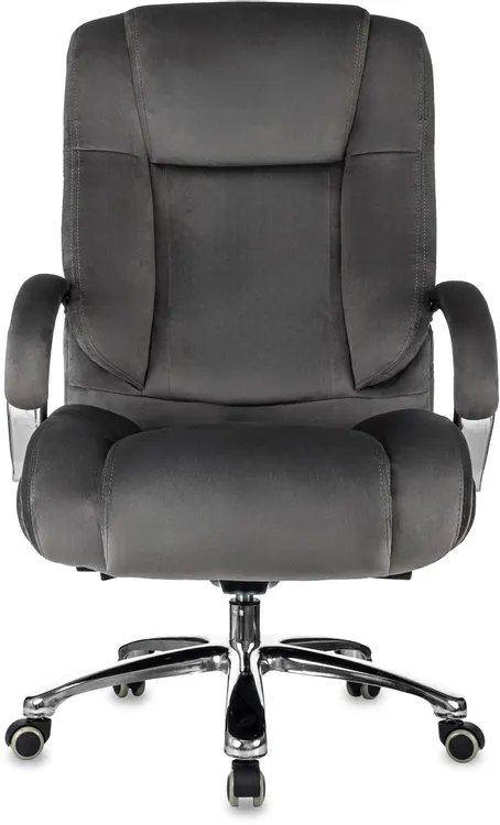 Кресло Бюрократ T-9925SL Fabric темно-серый Holland 18 крестов. металл хром