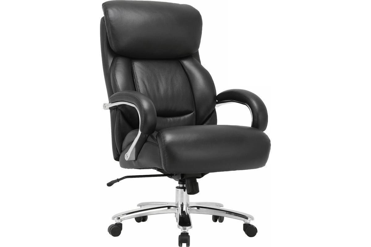 Кресло руководителя BRABIX Premium Pride HD-100 (531940) нагрузка до 250 кг, из натуральной кожи, черное