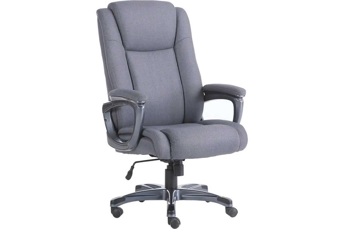 Кресло офисное BRABIX Solid HD-005 (531823) нагрузка до 180 кг, ткань, серое