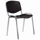 Стул STAFF Iso Plast CF-009 (532571) хром каркас, пластик черный