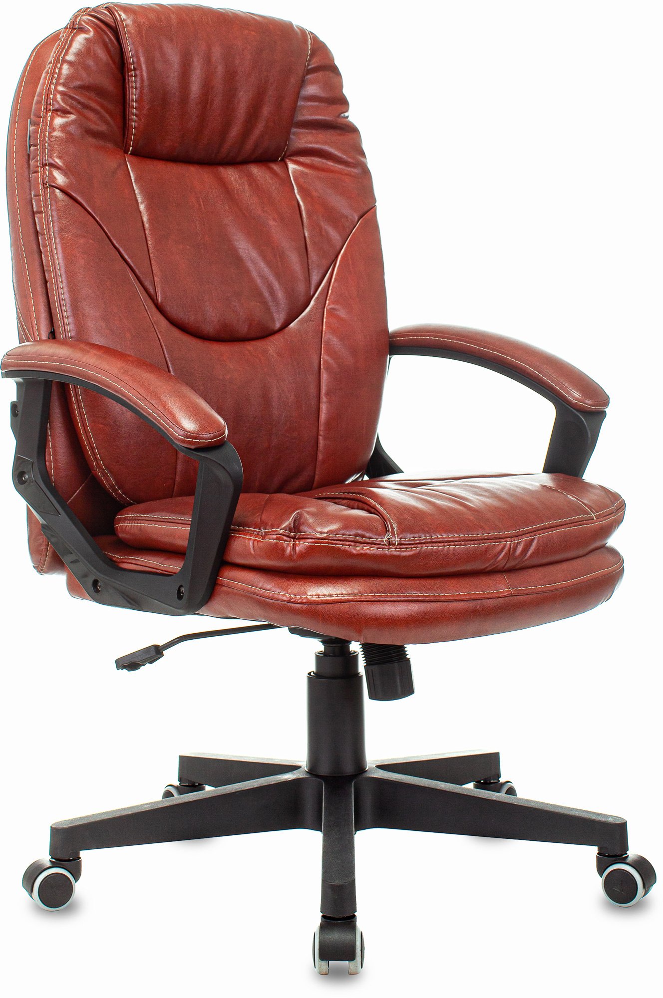 Кресло Бюрократ CH-868N Boroko-37 (CH-868N/Brown) эко.кожа коричневый
