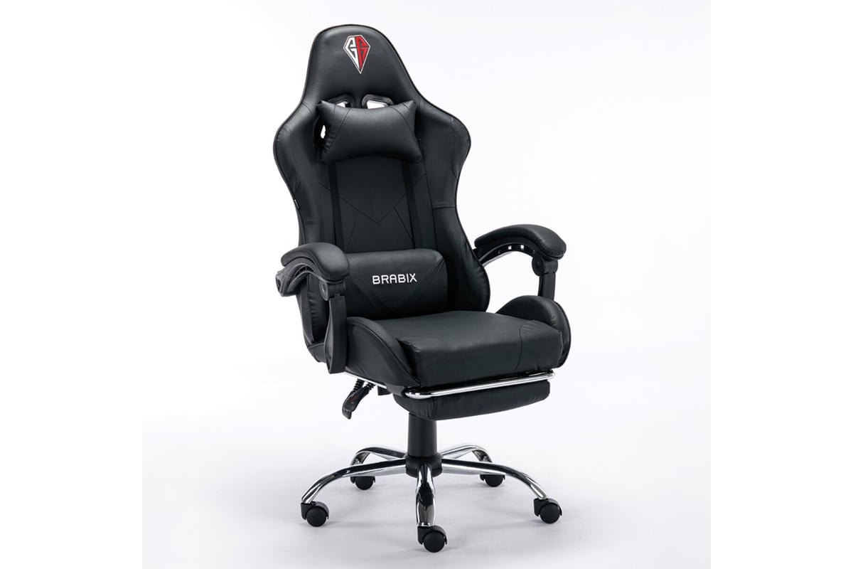 Кресло игровое BRABIX Dexter GM-135 (532800) экокожа, черное