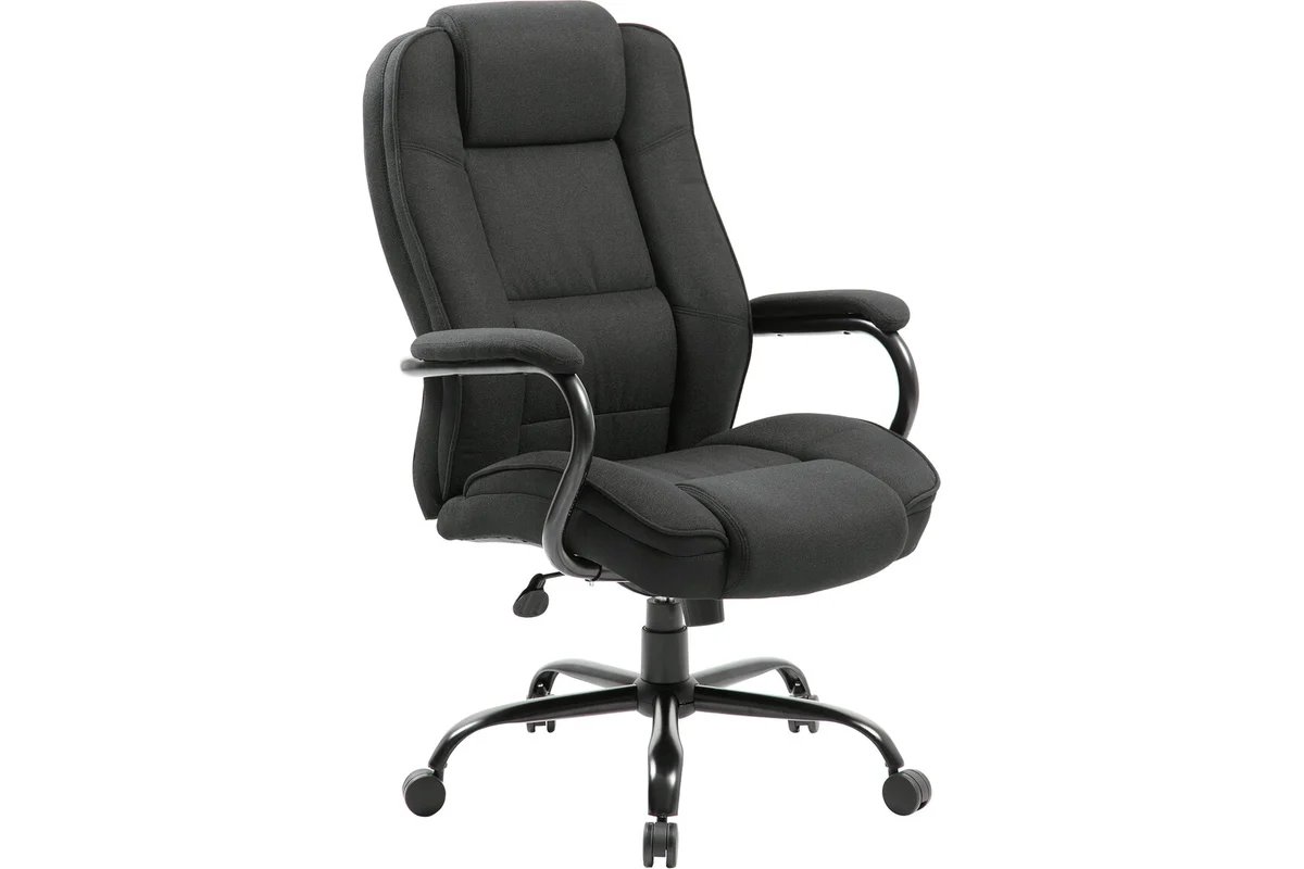 Кресло офисное BRABIX Heavy duty HD-002 (531830) усиленная конструкция, нагрузка до 200 кг, ткань