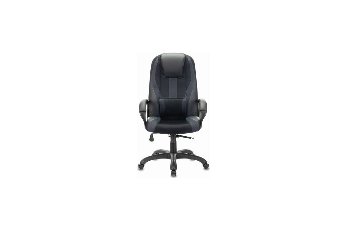 Кресло игровое BRABIX Premium Rapid GM-102 (532105) экокожа/ткань, черное/серое