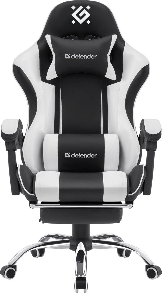 Игровое кресло DEFENDER Tios 64055 Black/Whte PU