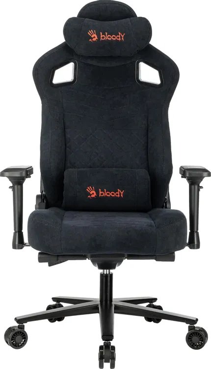 Кресло A4Tech Bloody GC-660 черный Formula 999 искусственная замша крестов. металл