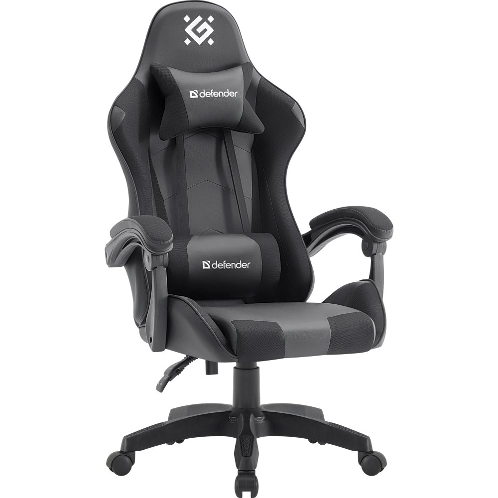 Кресло офисное DEFENDER Okas (64054) Black/Grey PU