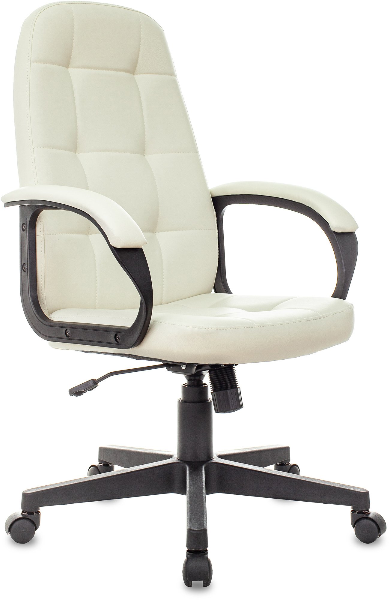 Кресло Бюрократ OR-10 (CH 002 Ivory) эко.кожа слоновая кость
