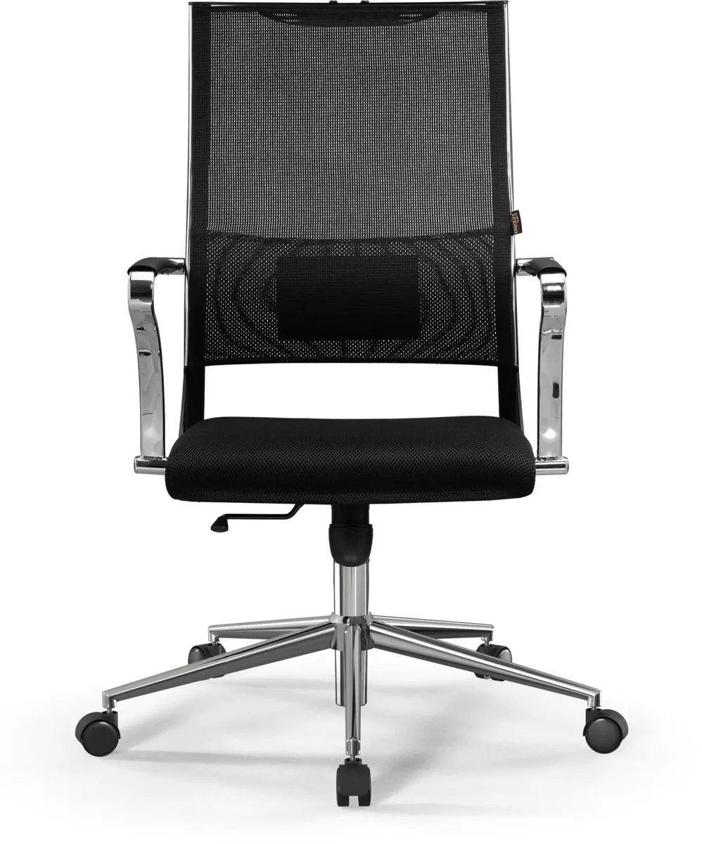 Кресло МЕТТА Sit Air-180 B2-290K M10.B23.G18.W02 (Z509385244) на колесиках, сетка, 1шт. в комплекте черный/черный